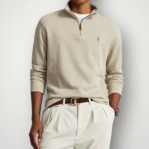 Polo Ralph Lauren Quarter Zip Mens Pullover Sweater 2XB